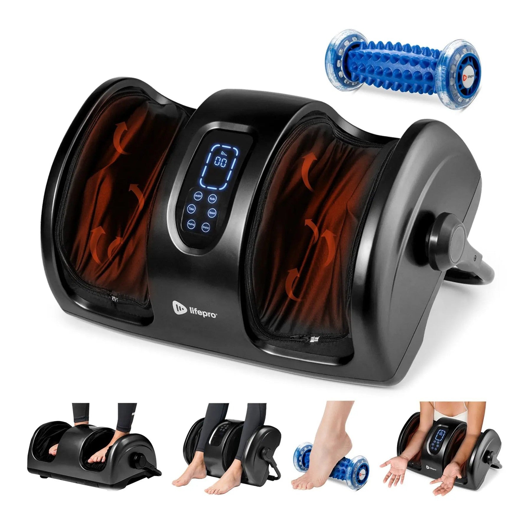 Lifepro Relaxatilt Shiatsu Foot and Calf Massagr