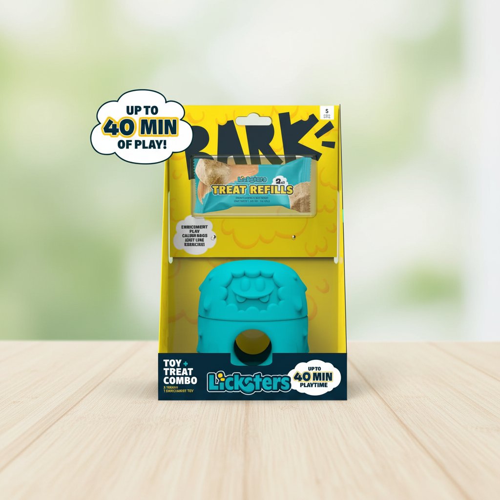 Licksters: Starter Kit (Toy + 2 Treat Packs) (Tiktok)