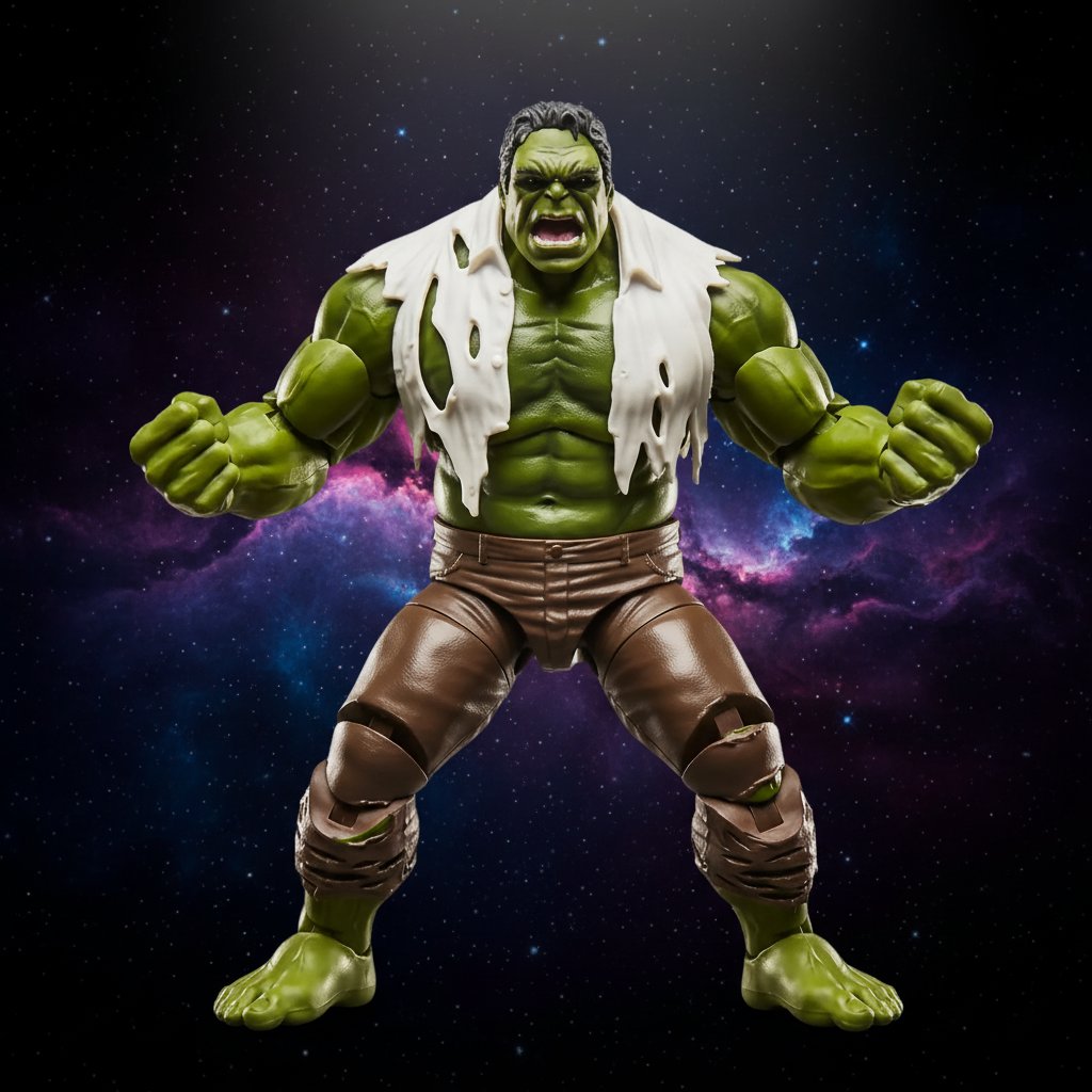 Marvel Spider-Man: Brand New Day Hulk Action Figure, 6-Inch-Scale Articulated Collectible with Alternate Head, Hands, and Web Effects Center Toy