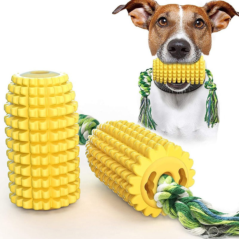 Premium Dog Toys – Durable Corn Cob Chew Toys with Squeaker - Main Product Image