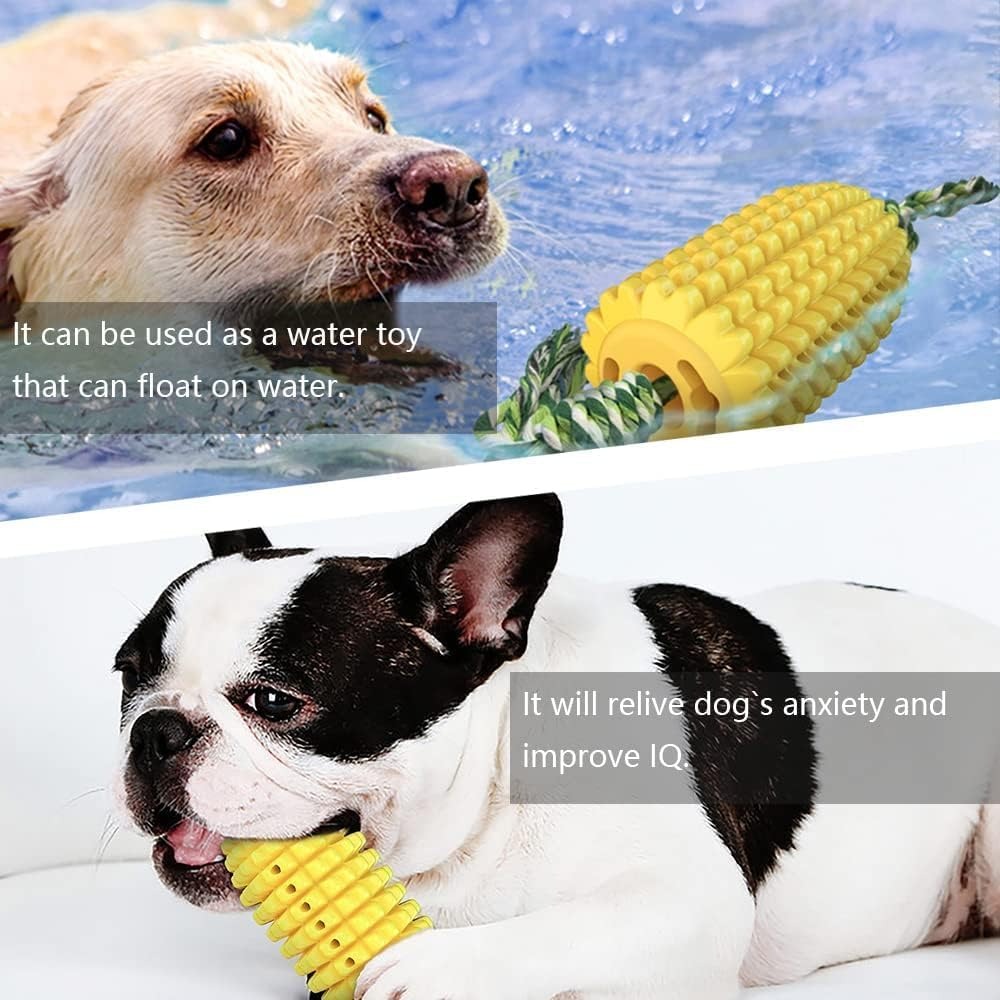 Premium Dog Toys – Durable Corn Cob Chew Toys with Squeaker - Main Product Image