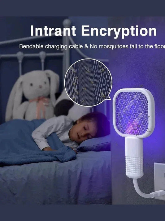 Portable Electric Mosquito Swatter with UV