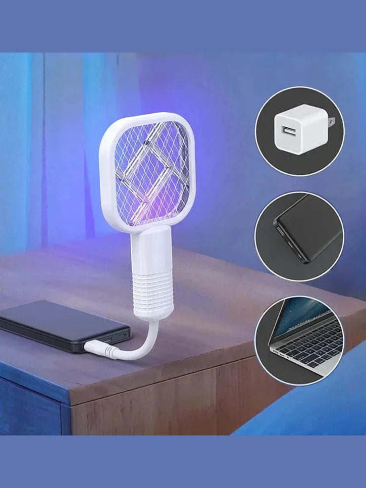 Portable Electric Mosquito Swatter with UV