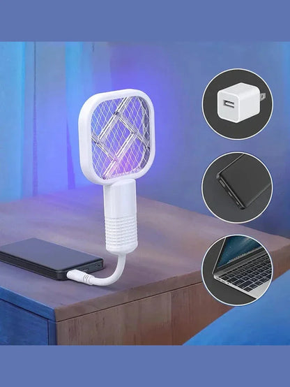 Portable Electric Mosquito Swatter with UV