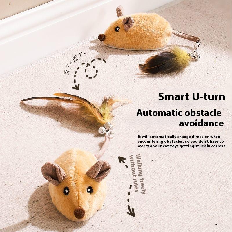 Premium Electric Orange Mouse - Main Product Image