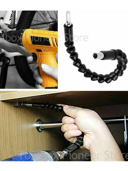 Flexible Screwdriver Extension - Magnetic Hex Shaft for Electric Screwdrivers and Tight Spaces