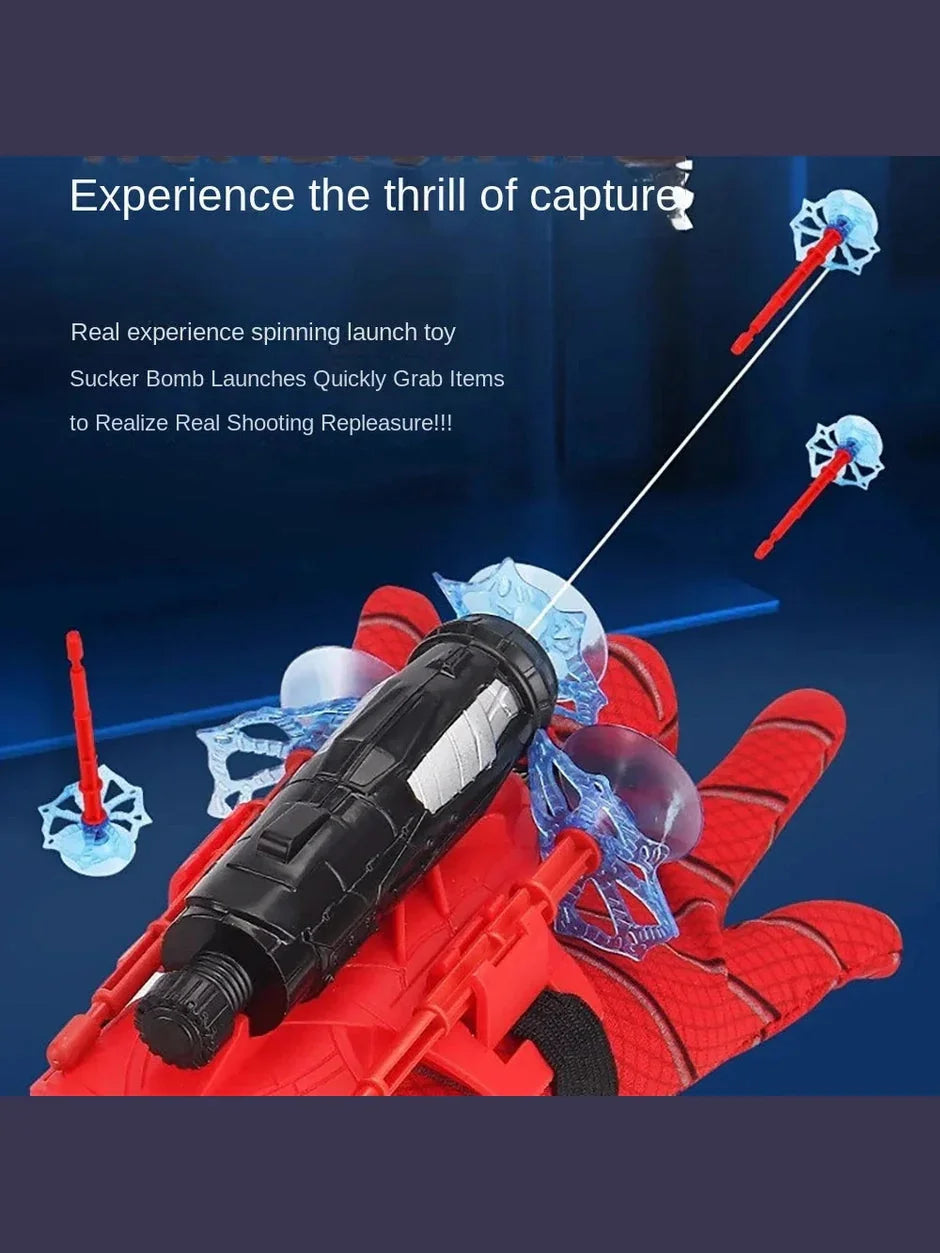 Kids Action Figure Launcher - Soft Bullet Gun & Suction Cup Toy