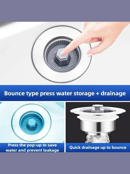 Kitchen Sink Bounce Core - Anti-Clogging and Odor Resistant Design