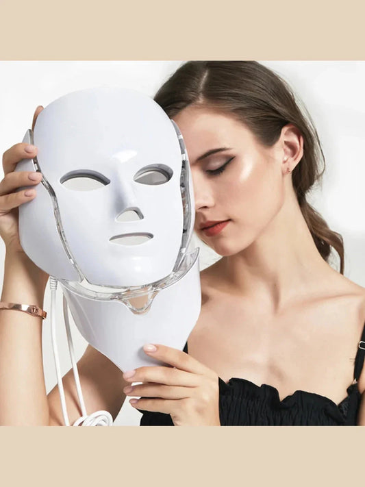 Light Therapy Face Mask - 7 Colors LED for Skin Care and Beauty Enhancement