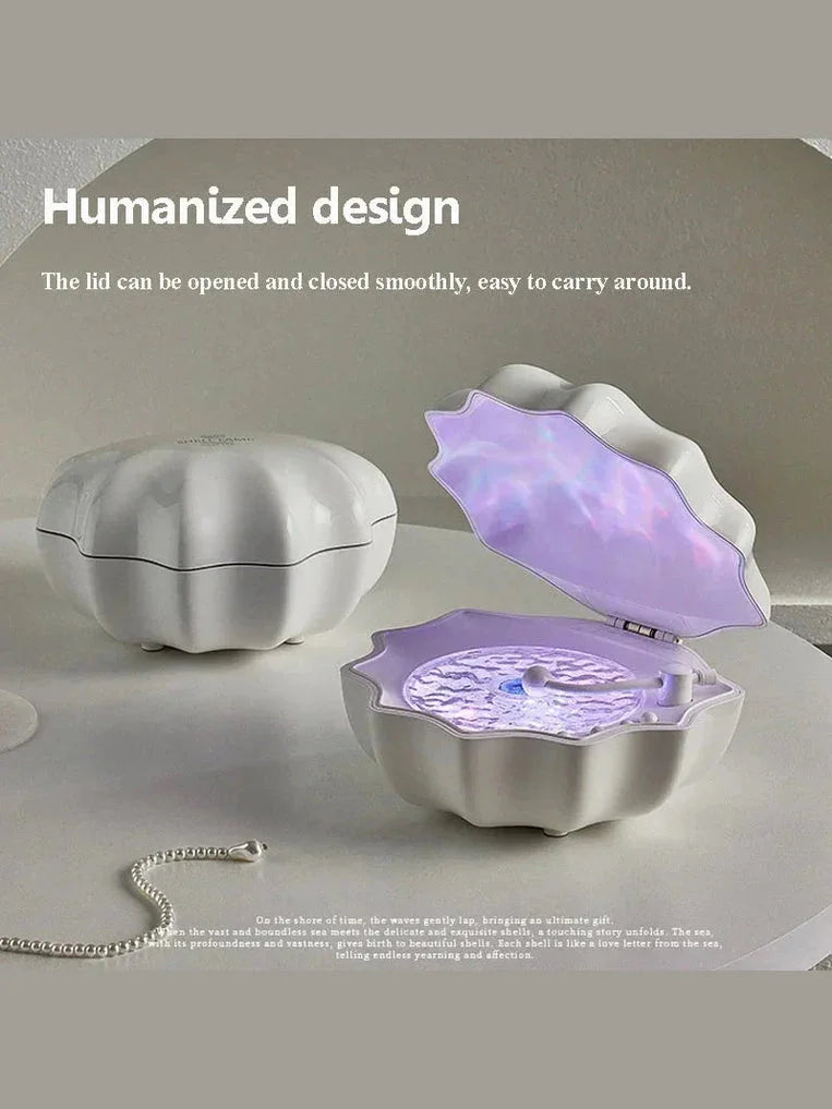 Retro Bluetooth Speaker With Projection Lights For Sleep Aid