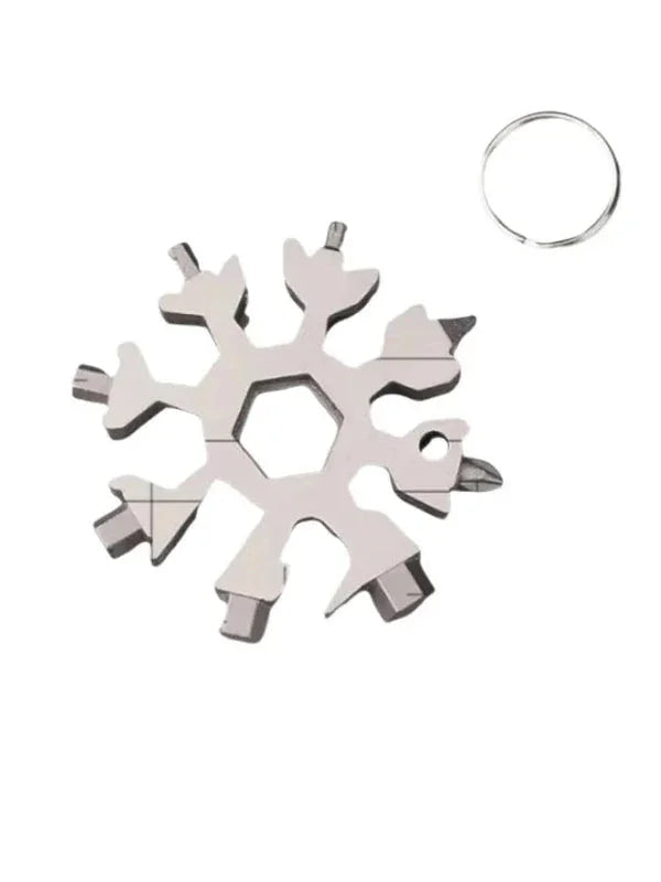 Multifunctional Snow Wrench - Portable Hexagonal High Carbon Steel Design for Versatile Use