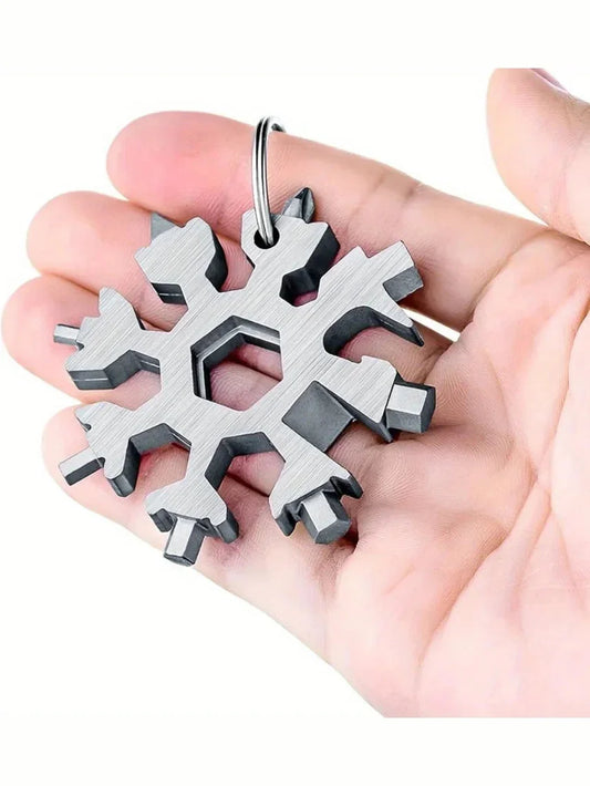 Multifunctional Snow Wrench - Portable Hexagonal High Carbon Steel Design for Versatile Use