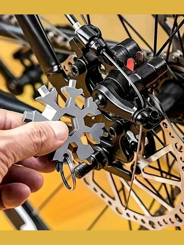 Multifunctional Snow Wrench - Portable Hexagonal High Carbon Steel Design for Versatile Use