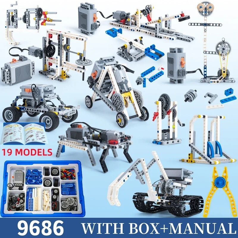 STEM Building Blocks Kit – 396 or 548 Pieces, Creative Play