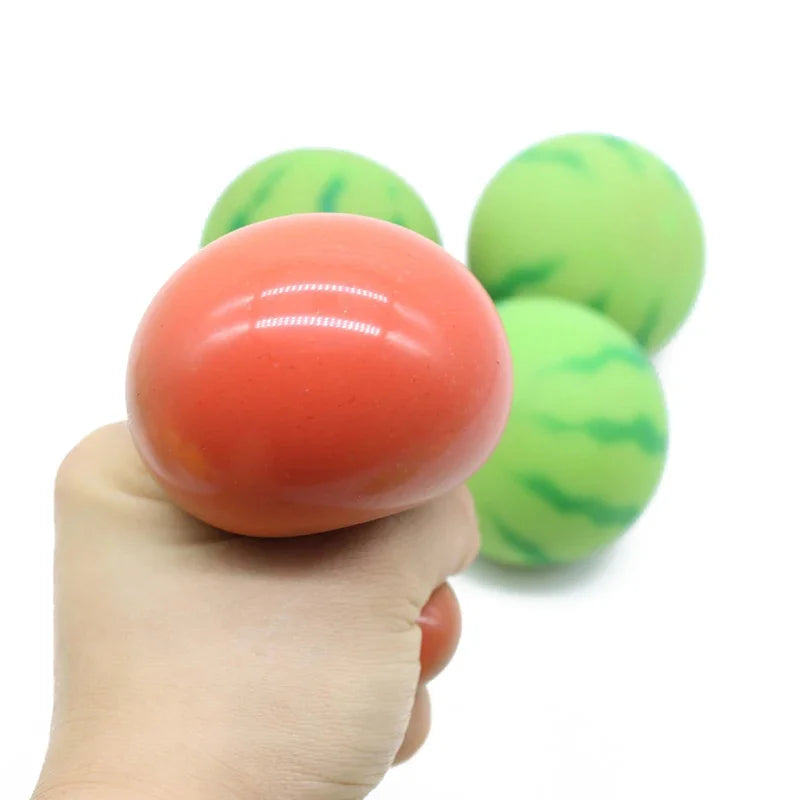 Color-Changing Watermelon Squeeze Toy – Slow Rebound Decompression Pinch Toy