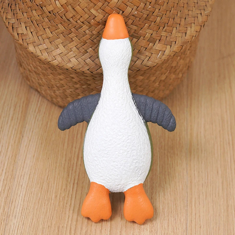 Squeaky Penguin Dog Toy – Bite-Resistant Latex Chew Toy for Small & Large Dogs