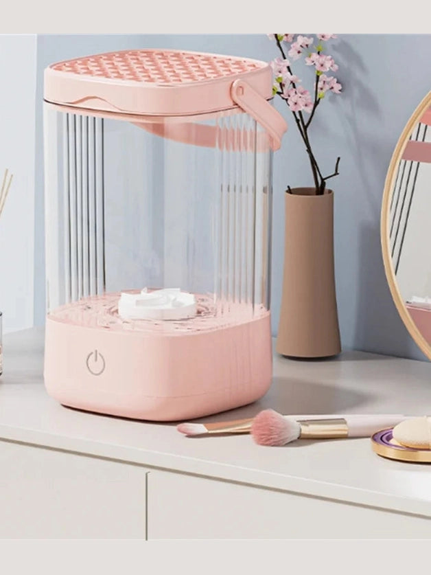 USB Plug Makeup Brush Cleaner - 3-in-1 Rechargeable Cleaning Tool
