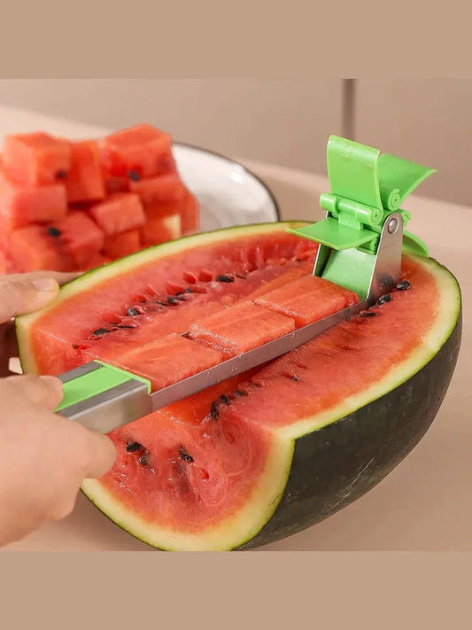 Windmill Watermelon Slicer Cut Perfect Cubes Fast