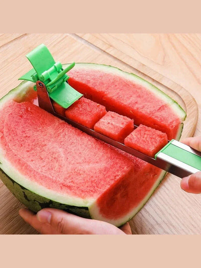 Windmill Watermelon Slicer Cut Perfect Cubes Fast