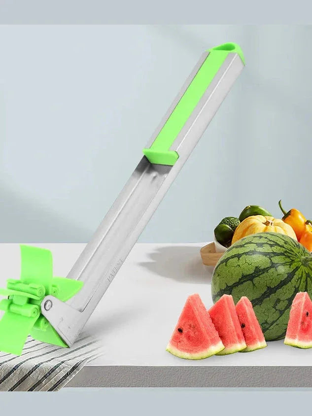 Windmill Watermelon Slicer Cut Perfect Cubes Fast