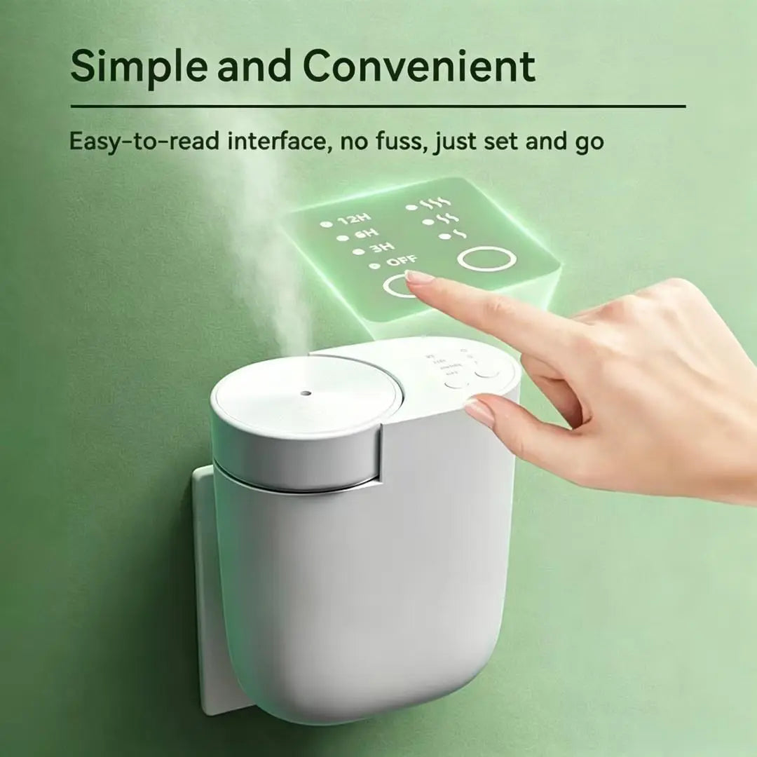 Luxury Home Spa Scent Diffuser – Smart Essential Oil Diffuser with APP & Remote, 7 Color Ambiance, Covers 1000 Sq Ft, Includes 3 Premium Oils, Anniversary Gift