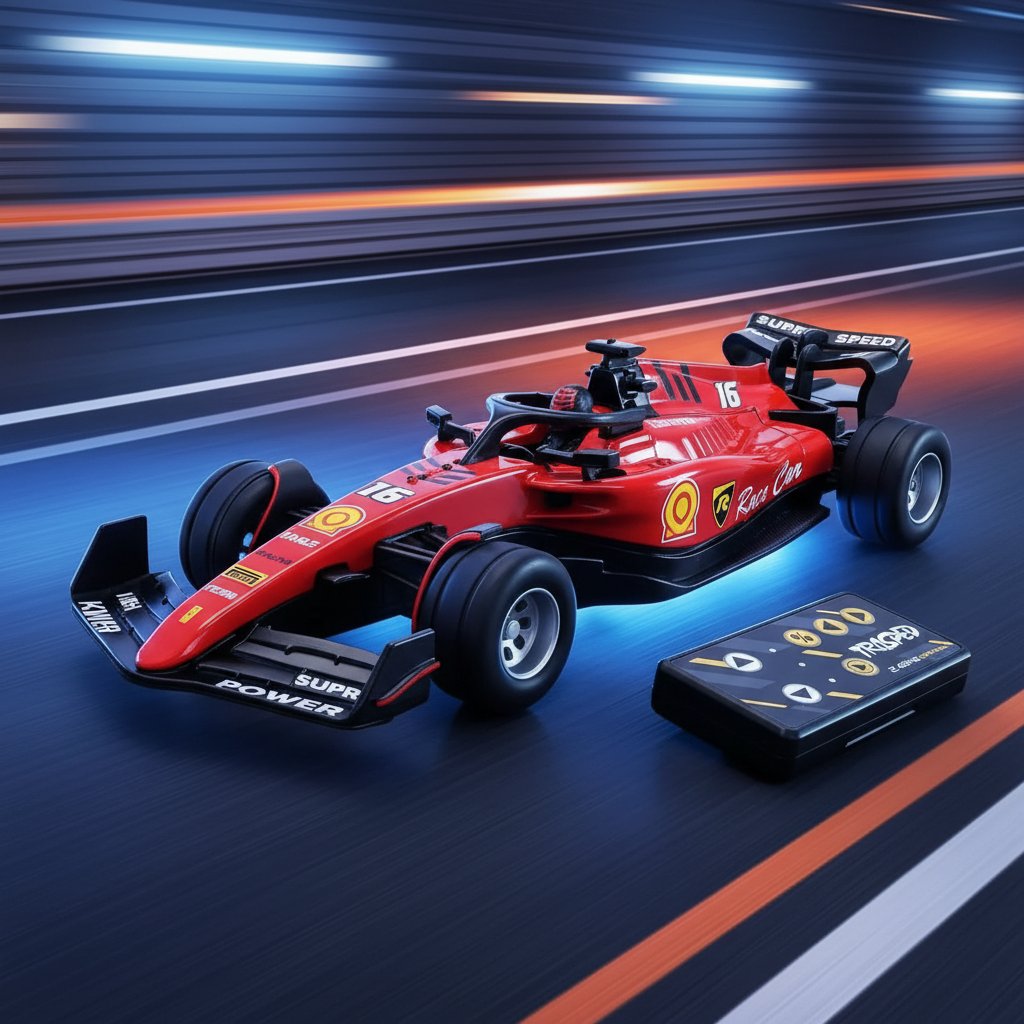 Minigear 1:64 Diecast Pocket RC Drift Car 2.4G Remote Control Multi Speed Tiny Desktop Race Car Type-C Rechargeable Collectible Toy Perfect Christmas Gift for Boys Kids