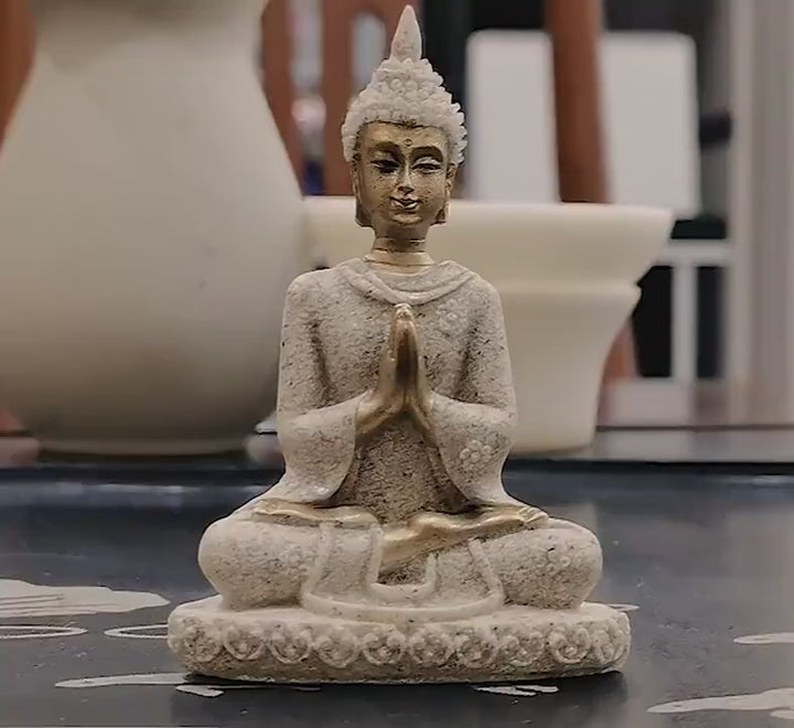 Meditating Buddha Statue | Spiritual Ornament for Study Room